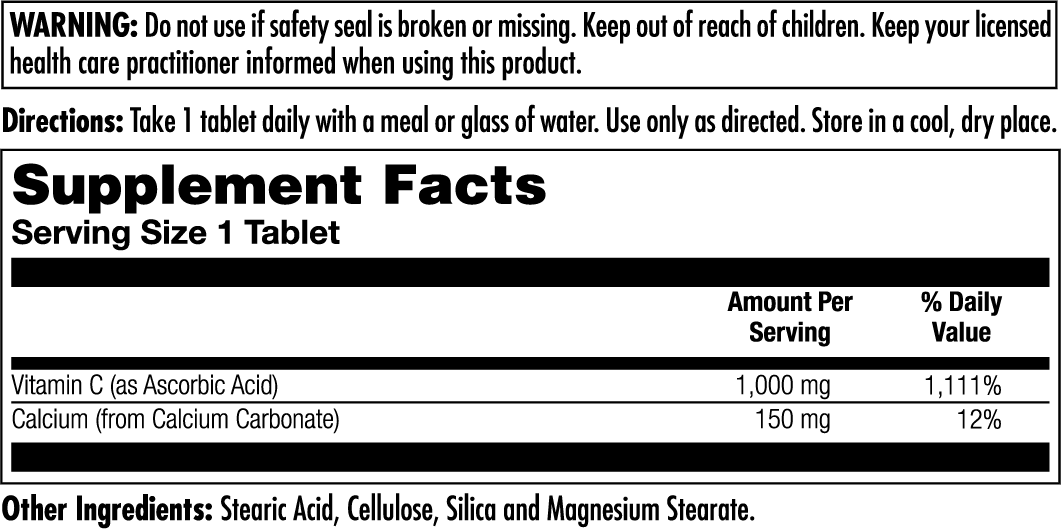 C 1000 Buffered Sustained Release Tablets - Image 3