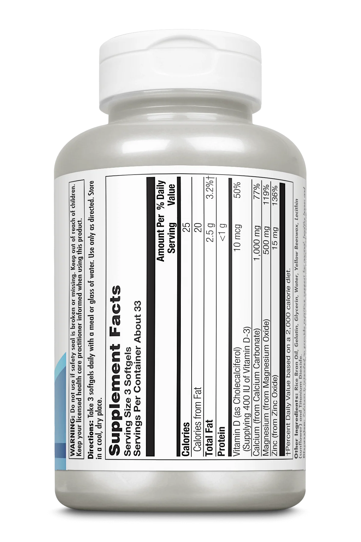 Calcium+ ActivGels™ Softgels 1000 mg - Image 3