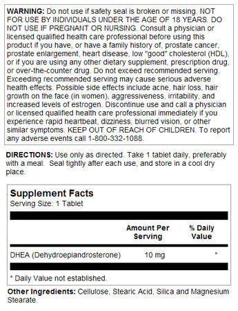 DHEA Tablets 10 mg - Image 2
