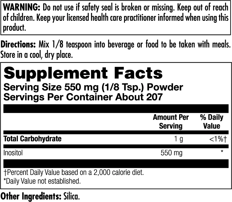 Inositol Powder 550 mg - Image 4