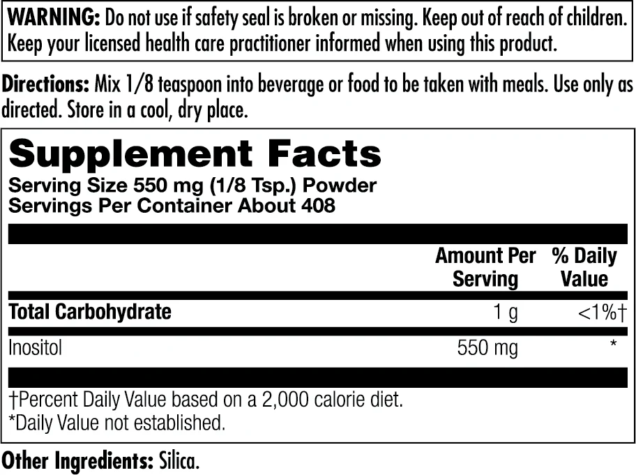 Inositol Powder 550 mg - Image 6