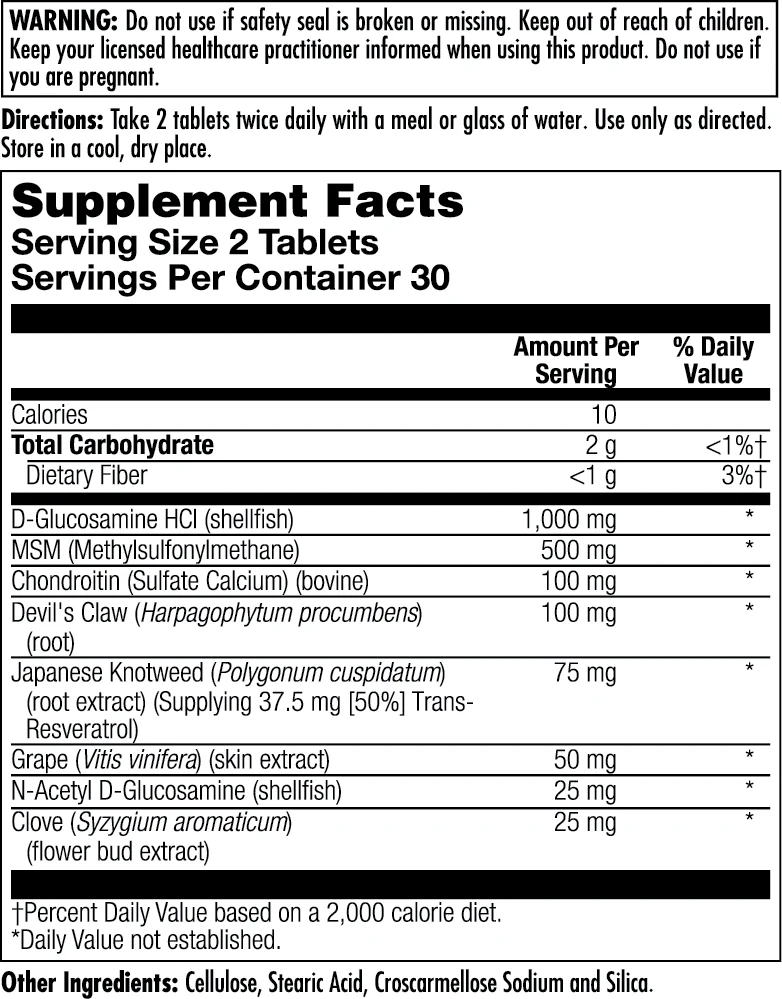Joint Guard™ COX-2 Control™ Clinical Lifesyles™ Tablets - Image 2