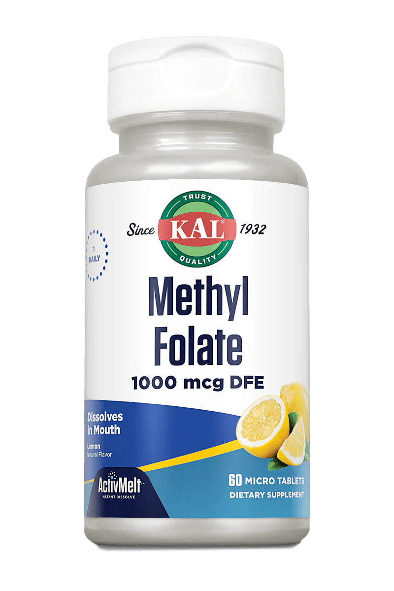 Methyl Folate 1000 mcg DFE ActivMelt® Instant Dissolve Tablets