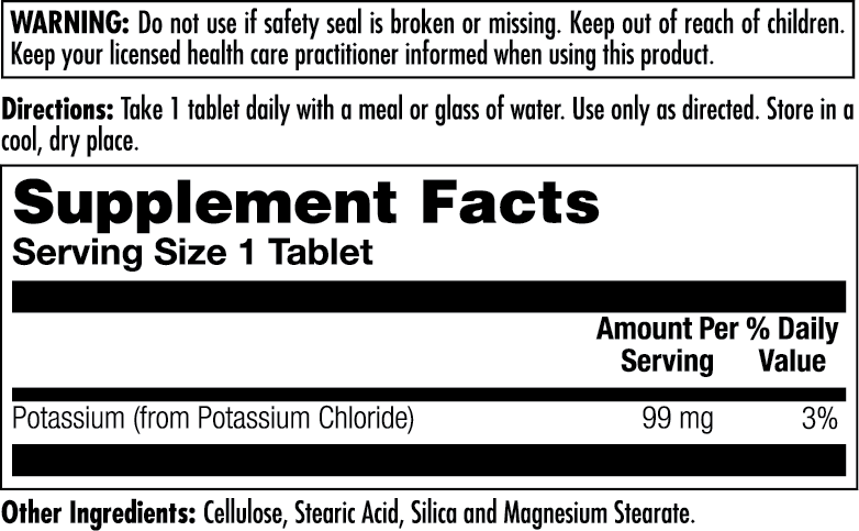 Potassium 99 Chloride Tablets - Image 3