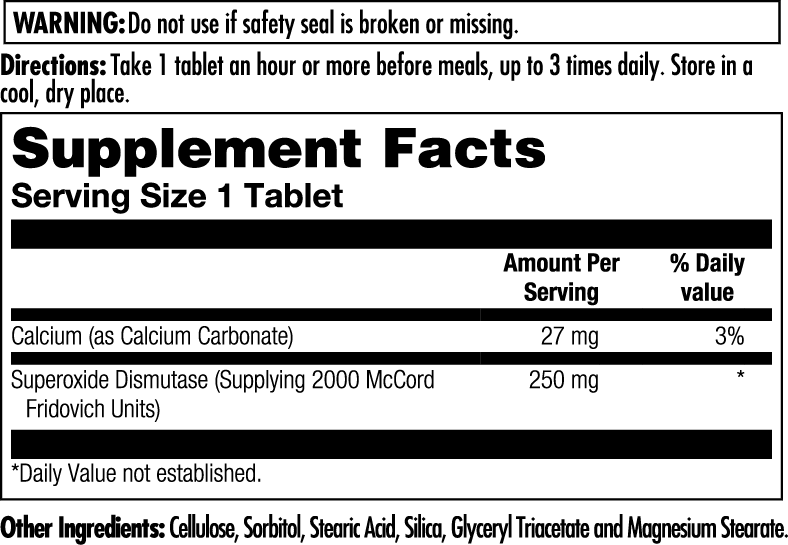 S.O.D. 2000 Tablets - Image 3